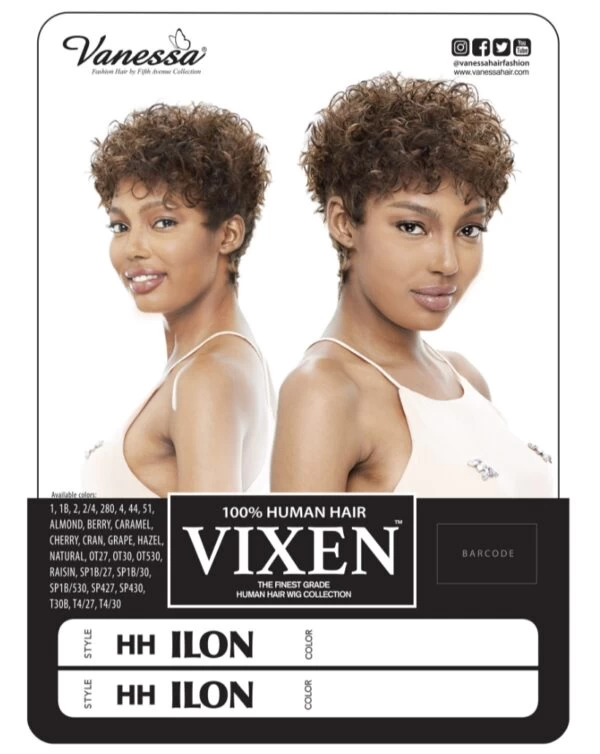 VANESSA VIXEN HUMAN HAIR WIG - HH ILON 6 VANESSA VIXEN HUMAN HAIR WIG - HH ILON - Image 6