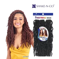 SHAKE-N-GO FREETRESS 3X BONA LOC 14"