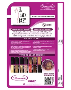 VANESSA ALL BACK BABY SYNTHETIC LACE FRONT WIG - ABD TIAN -Cheap Wig Shop ABD TIAN 6 600x757 1