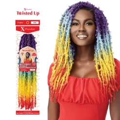 OUTRE XPRESSION - BUTTERFLY JUNGLE ISLAND SUMMER LOCS 18″