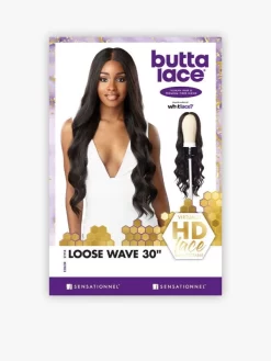 SENSATIONNEL BUTTA LACE HUMAN HAIR BLEND WIG (HH MIXED)- LOOSE WAVE 30″ -Cheap Wig Shop ButtaLace HHMix LooseWave30 HT 600x800 1