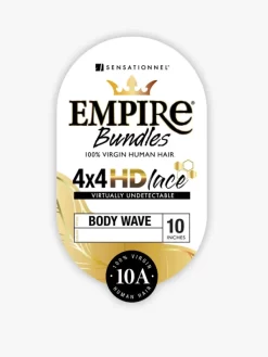 Sensationnel EMPIRE BUNDLES 4×4 HD CLOSURE BODY WAVE 12" 5 Sensationnel EMPIRE BUNDLES 4×4 HD CLOSURE BODY WAVE 12" -Cheap Wig Shop Empire Bundle 4x4 BodyWave 12 01 600x800 1
