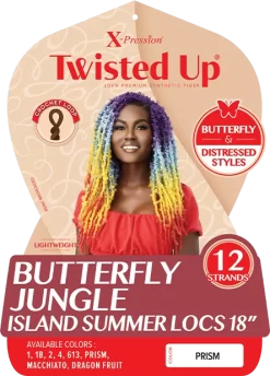 OUTRE XPRESSION - BUTTERFLY JUNGLE ISLAND SUMMER LOCS 18″ -Cheap Wig Shop HT Xpression Twisted Up Butterfly Jungle Island Summer Locs 18