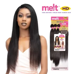 Janet Collection MELT™ NATURAL STRAIGHT 3PCS+4X5 FREE PART