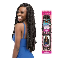 JANET COLLECTION NALA TRESS BUTTERFLY BORN LOCS 18"