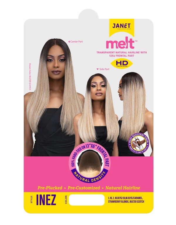 Janet Collection Melt HD 13X6 Lace Wig - INEZ 5 Janet Collection Melt HD 13X6 Lace Wig - INEZ - Image 5
