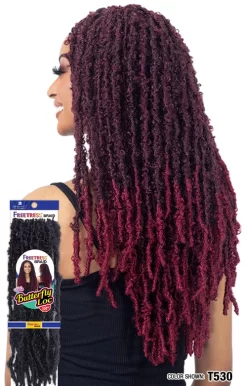 SHAKE-N-GO FREETRESS BUTTERFLY LOC 18" 6 SHAKE-N-GO FREETRESS BUTTERFLY LOC 18" -Cheap Wig Shop KBF18 01