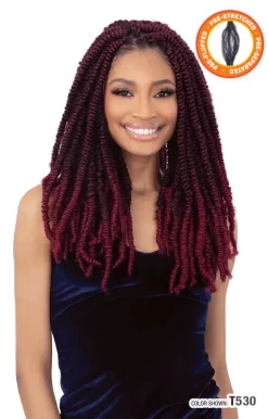 SHAKE-N-GO FREETRESS 3X PRE-FLUFFED WATER POPPIN' TWIST 28" -Cheap Wig Shop KFQ28 02