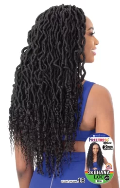 SHAKE-N-GO FREETRESS BRAID - 3X GHANA LOC 20" -Cheap Wig Shop KGH20 01pkg