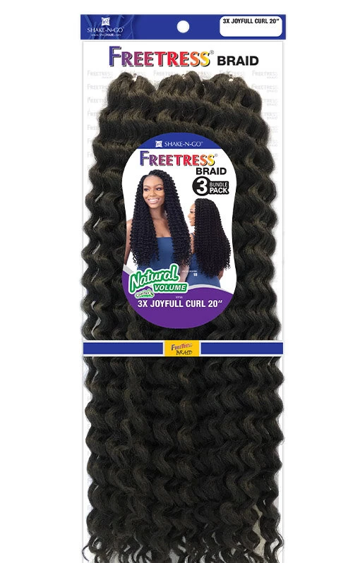 SHAKE-N-GO FREETRESS BRAID - 3X JOYFULL CURL 20" 4 SHAKE-N-GO FREETRESS BRAID - 3X JOYFULL CURL 20" - Image 4