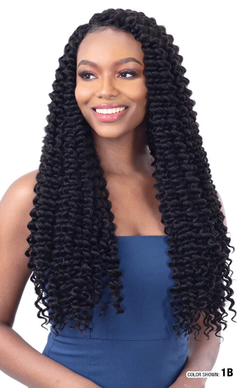 SHAKE-N-GO FREETRESS BRAID - 3X JOYFULL CURL 20" 2 SHAKE-N-GO FREETRESS BRAID - 3X JOYFULL CURL 20" - Image 2