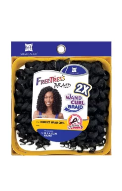 SHAKE-N-GO FREETRESS BRAID - 2X RINGLET WAND CURL 7 SHAKE-N-GO FREETRESS BRAID - 2X RINGLET WAND CURL -Cheap Wig Shop KRLWD