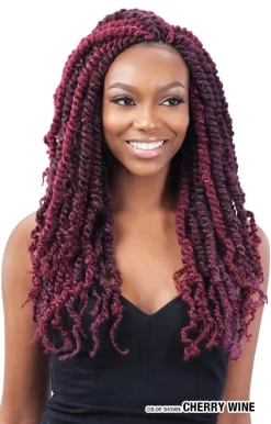 SHAKE-N-GO FREETRESS LARGE SPRING TWIST 18" -Cheap Wig Shop KSQ18 00