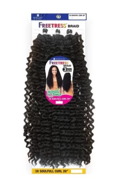 SHAKE-N-GO FREETRESS BRAID - 3X SOULFULL CURL 20" -Cheap Wig Shop KSZ20