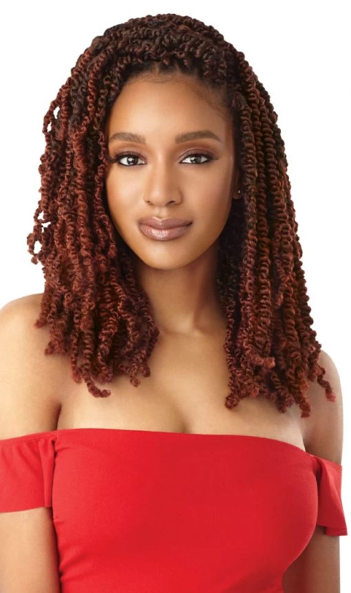 OUTRE SYNTHETIC X-PRESSION TWISTED UP CROCHET BRAID - WAVY BOMB TWIST 18" 2 OUTRE SYNTHETIC X-PRESSION TWISTED UP CROCHET BRAID - WAVY BOMB TWIST 18" - Image 2