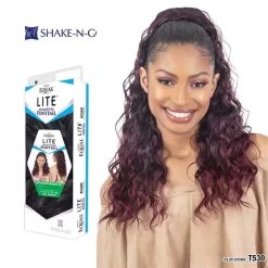 SHAKE-N-GO ORGANIQUE Lite Ponytail - La Vega Wave 22"