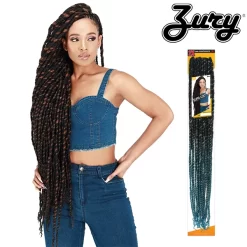 ZURY ROYAL IMEX CROCHET BRAIDS NATURAL SUPA LOC 36″