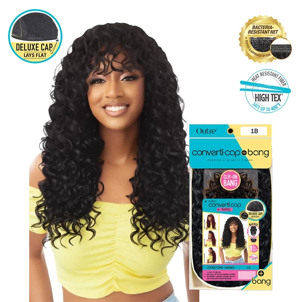 OUTRE Converti Cap Synthetic Wig -LOVED ONE + BANG 1 OUTRE Converti Cap Synthetic Wig -LOVED ONE + BANG
