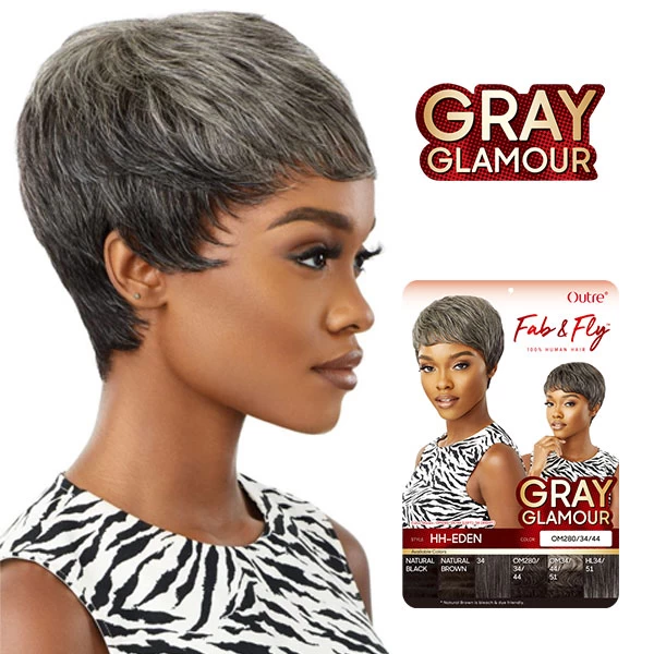 OUTRE FAB & FLY FULL CAP WIG GRAY GLAMOUR-HH-EDEN 1 OUTRE FAB & FLY FULL CAP WIG GRAY GLAMOUR-HH-EDEN