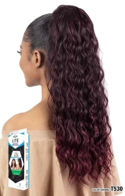 SHAKE-N-GO ORGANIQUE Lite Ponytail - La Vega Wave 22" -Cheap Wig Shop PYVEG 01