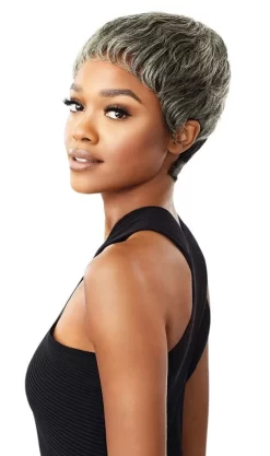 OUTRE FAB & FLY GRAY COLOR QUEEN FULL WIG- HH-ESME -Cheap Wig Shop QHFCQESM Color Queen Esme DX Stone Gray Sub B 1 510x861 1