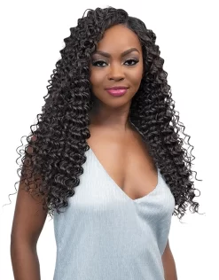 JANET COLLECTION ILLUSION CLIP 7PCS DEEP WAVE 18" -Cheap Wig Shop REMY ILLUSION CLIP 7PCS DEEP WAVE 18INCH 3