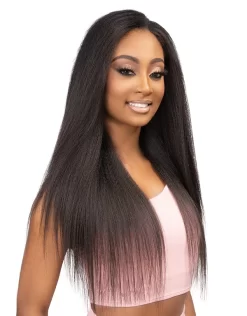 JANET COLLECTION ILLUSION CLIP 7PCS KINKY STRAIGHT 18" -Cheap Wig Shop REMY ILLUSION CLIP 7PCS KINKY STRAIGHT 18INCH 4