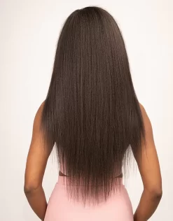 JANET COLLECTION ILLUSION CLIP 7PCS KINKY STRAIGHT 18" -Cheap Wig Shop REMY ILLUSION CLIP 7PCS KINKY STRAIGHT 18INCH 7