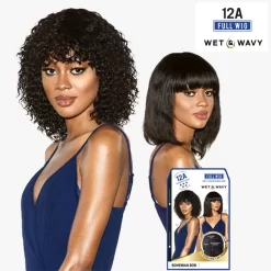 SENSATIONNEL 12A WET&WAVY FULL WIG-BOHEMIAN BOB