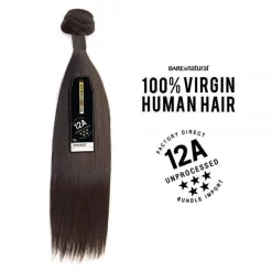 SENSATIONNEL BARE & NATURAL UNPROCESSED 100% VIRGIN HUMAN HAIR Straight 12A 10"-22"