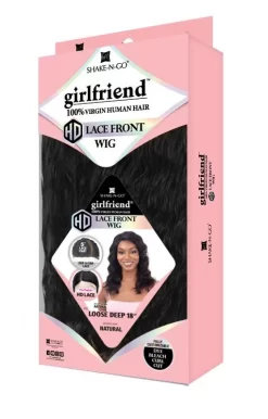SHAKE-N-GO GIRLFRIEND 100% VIRGIN HUMAN HAIR HD LACE FRONT WIG - LOOSE DEEP 18" -Cheap Wig Shop SHAKE N GO GIRLFRIEND 100 VIRGIN HUMAN HAIR HD LACE FRONT WIG LOOSE DEEP 18 3