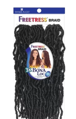 SHAKE-N-GO FREETRESS 3X BONA LOC 14" 7 SHAKE-N-GO FREETRESS 3X BONA LOC 14" -Cheap Wig Shop SKBNX14 pkg removebg preview