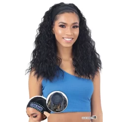 Shake-N-Go FreeTress EQUAL SERENITY HEADBAND WIG -Cheap Wig Shop SNG Freetress EQUAL SERENITY HEADBAND WIG 1B