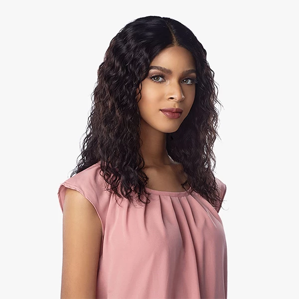 SENSATIONNEL 10A 100% VIRGIN HUMAN HAIR LACE WIG-NATURAL WAVE 2 SENSATIONNEL 10A 100% VIRGIN HUMAN HAIR LACE WIG-NATURAL WAVE - Image 2