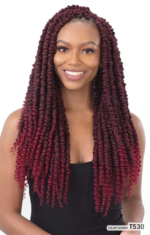 Shake-N-Go Freetress Braid - 3X LARGE PASSION TWIST 18" 2 Shake-N-Go Freetress Braid - 3X LARGE PASSION TWIST 18" - Image 2
