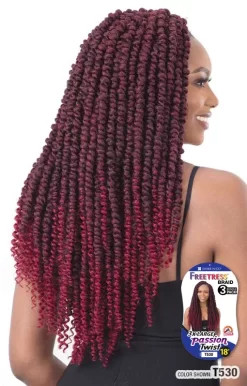 Shake-N-Go Freetress Braid - 3X LARGE PASSION TWIST 18" 6 Shake-N-Go Freetress Braid - 3X LARGE PASSION TWIST 18" -Cheap Wig Shop Shake N Go Freetress 3X LARGE PASSION TWIST 18 2