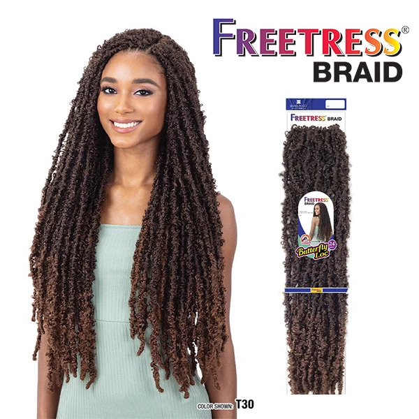 Shake-N-Go Freetress Braid - BUTTERFLY LOC 24" 1 Shake-N-Go Freetress Braid - BUTTERFLY LOC 24"
