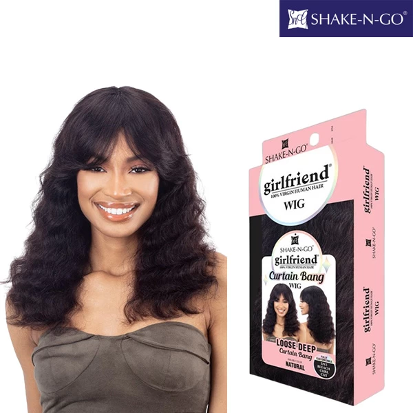 Shake-N-Go WD LOOSE DEEP CURTAIN BANG GIRLFRIEND WIG 1 Shake-N-Go WD LOOSE DEEP CURTAIN BANG GIRLFRIEND WIG