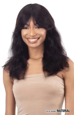 SHAKE-N-GO GIRLFRIEND 100% VIRGIN HUMAN HAIR HD BODY WAVE - Girlfriend Curtain Bang -Cheap Wig Shop WDUBW 00