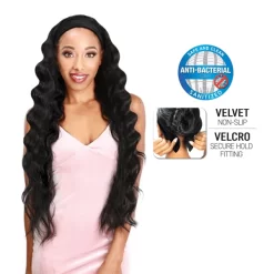 ZURY SIS BAND WIG- VB-H CRIMP 30"