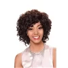 Zury Sis 100% Brazilian Human Hair Wig Loose Curly Bob Wig HR-BRZ Oprah