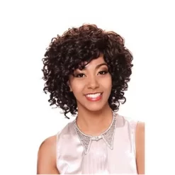 Zury Sis 100% Brazilian Human Hair Wig Loose Curly Bob Wig HR-BRZ Oprah