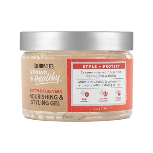 Dr. Miracle's Strong & Healthy Nourishing & Styling Gel 12oz 1 Dr. Miracle's Strong & Healthy Nourishing & Styling Gel 12oz
