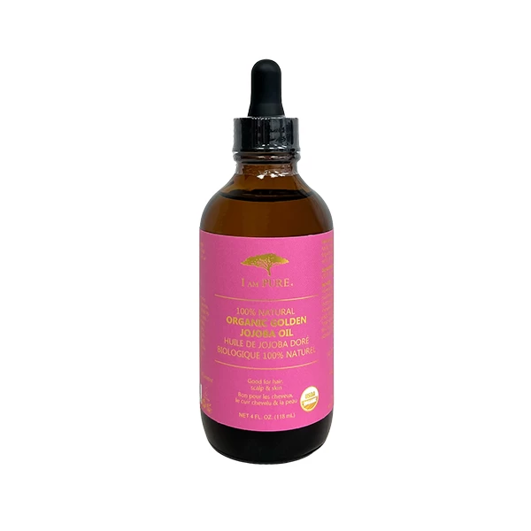 I AM PURE 100% NATURAL ORGANIC GOLDEN - JOJOBA OIL 4OZ 1 I AM PURE 100% NATURAL ORGANIC GOLDEN - JOJOBA OIL 4OZ