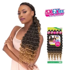 Janet Collection 5X EZ TEX Pre-Stretched Braid - OCEAN WAVE 24"