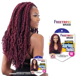 SHAKE-N-GO FREETRESS LARGE SPRING TWIST 18"