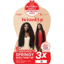 OUTRE X-PRESSION TWISTED UP CROCHET BRAID - 3X SPRINGY AFRO TWIST 30" -Cheap Wig Shop outre crochet hair outre x pression twisted up 3x springy afro twist 30 crochet braids 30110261215318 5000x5000 600x600 1