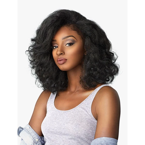 SENSATIONNEL INSTANT WEAVE CURLS KINKS & CO HALF WIG - BOSS LADY / TOP LADY 2 SENSATIONNEL INSTANT WEAVE CURLS KINKS & CO HALF WIG - BOSS LADY / TOP LADY - Image 2