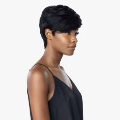 SENSATIONNEL EMPIRE SALT & PEPPER Human Hair Wig -JEAN -Cheap Wig Shop sensationnel empire wig jean 02