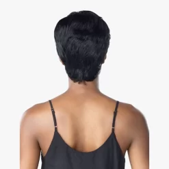 SENSATIONNEL EMPIRE SALT & PEPPER Human Hair Wig -JEAN -Cheap Wig Shop sensationnel empire wig jean 03